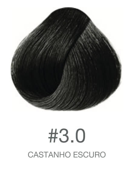 Bisnaga Coloração 60g - 3.0 CASTANHO ESCURO - TROIA HAIR