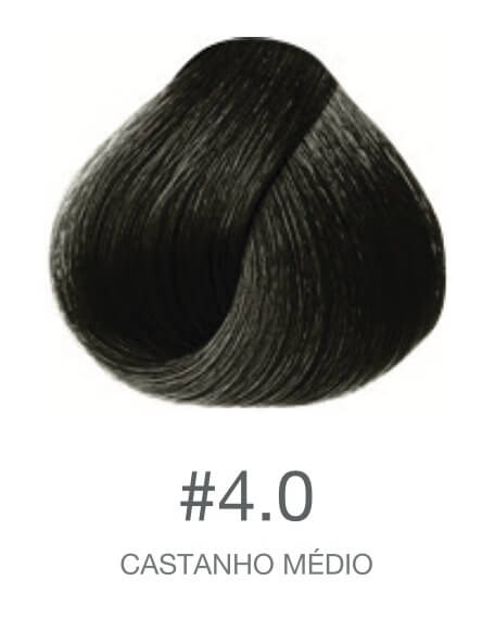 Bisnaga Coloração 60g - 4.0 CASTANHO MÉDIO - TROIA HAIR