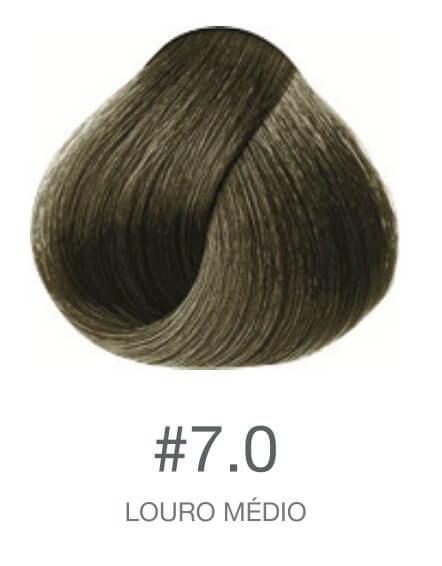 Bisnaga Coloração 60g - 7.0 LOURO MÉDIO - TROIA HAIR