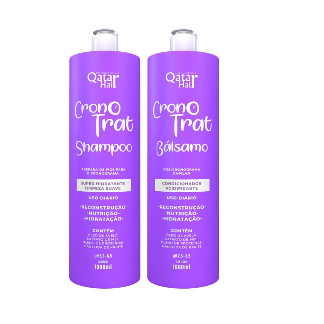 Kit Cronotrat - Qatar Hair 2x 1L