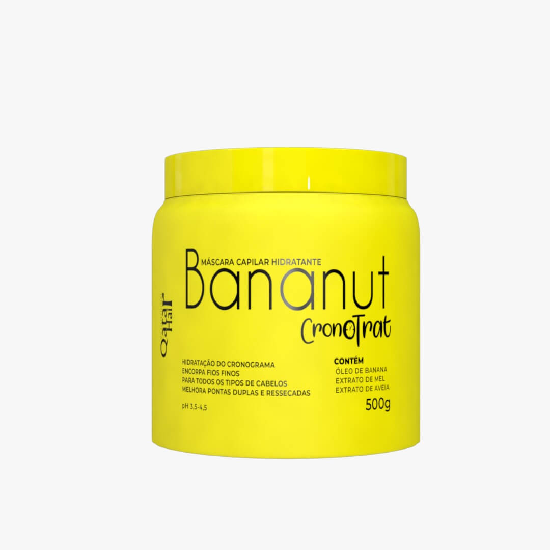 Máscara Cap. Hidratante - Bananut - Cronotrat - Qatar Hair 500g