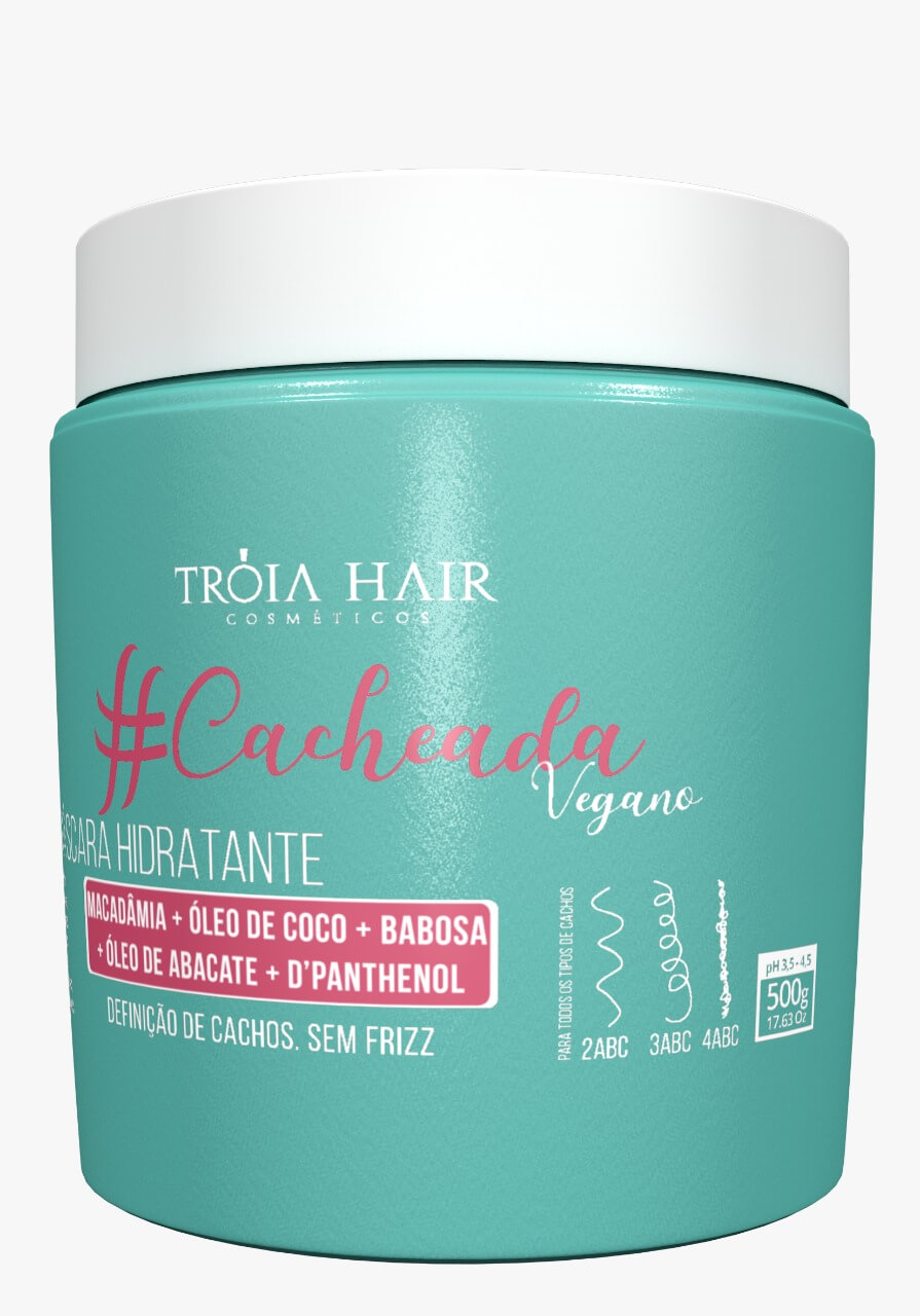 Mascara Hidratante Cacheada - 500g - Troia Hair