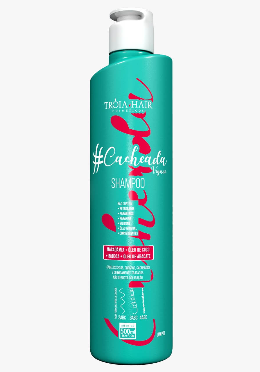 Shampoo Cacheada Vegano - 500ml - Troia Hair