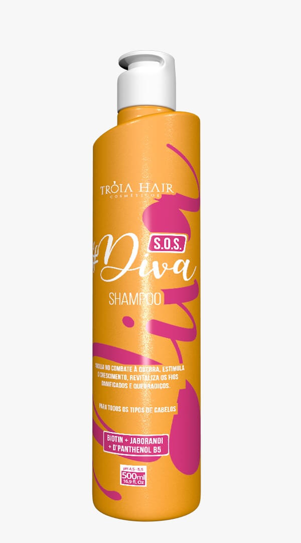 Shampoo Diva S.O.S. - 500ml - Troia Hair