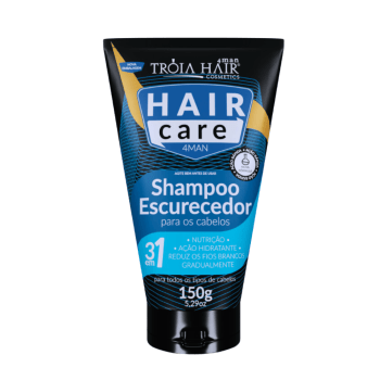 Shampoo Escurecedor 3 em 1 Unisex - 150g - Troia Hair 150g