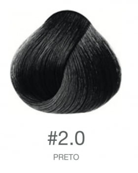 Bisnaga Coloração 60g - 2.0 PRETO - TROIA HAIR