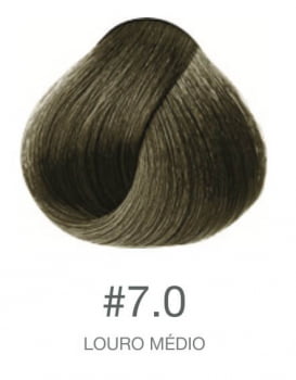 Bisnaga Coloração 60g - 7.0 LOURO MÉDIO - TROIA HAIR