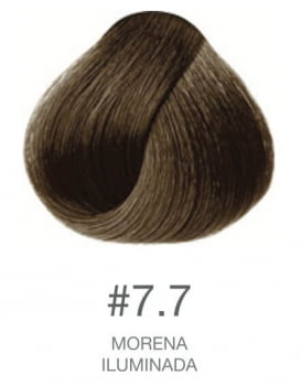 Bisnaga Coloração 60g - 7.7 MORENA ILUMINADA - TROIA HAIR