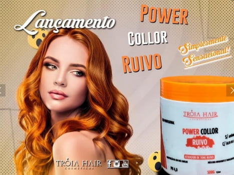 Troia Colors Ruivo - 500g - Troia Hair