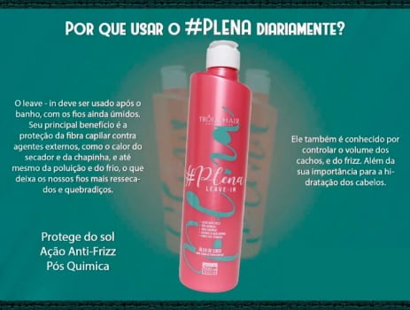 Leave-in Plena - 500ml - Troia Hair