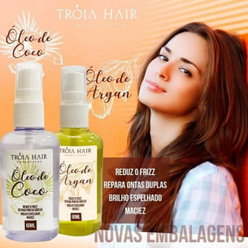 Óleo de Argan - 60ml - Troia Hair