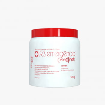 Máscara Cap. Hidratante - 1.9.3. Emergência - Cronotrat - Qatar Hair 500g