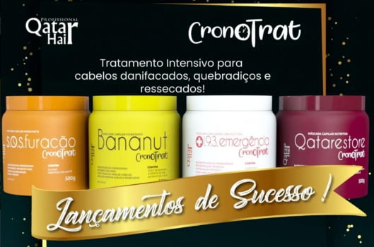 Máscara Cap. Hidratante - Bananut - Cronotrat - Qatar Hair 500g