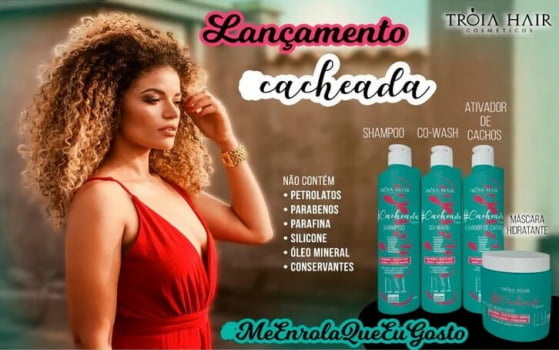 Kit Cacheada Vegano - 4 Itens - Troia Hair