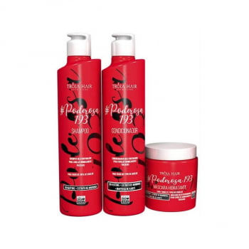 Kit Poderosa 1.9.3 - 3 Itens - Troia Hair