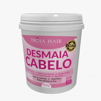 Máscara Desmaia Cabelo - 500g - Troia Hair