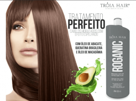 Escova Progressiva Roganic - 1 Litro - Troia Hair