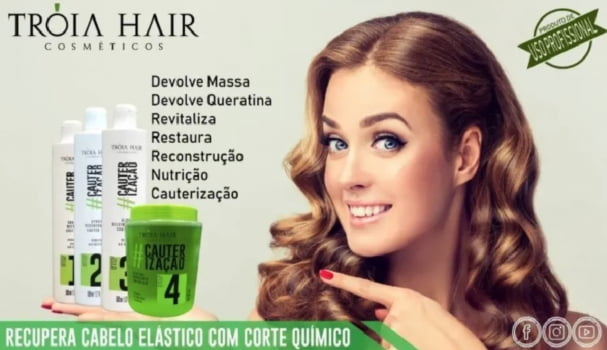 Kit Cauterização - 4 Itens - Troia Hair